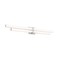 Z-Lite Zane Vanity, 2-Light, 40 In.W x 2.5 In.L x 5 In.H, Brushed Nickel/Frosted 1008-40W-BN-LED - alternate 6